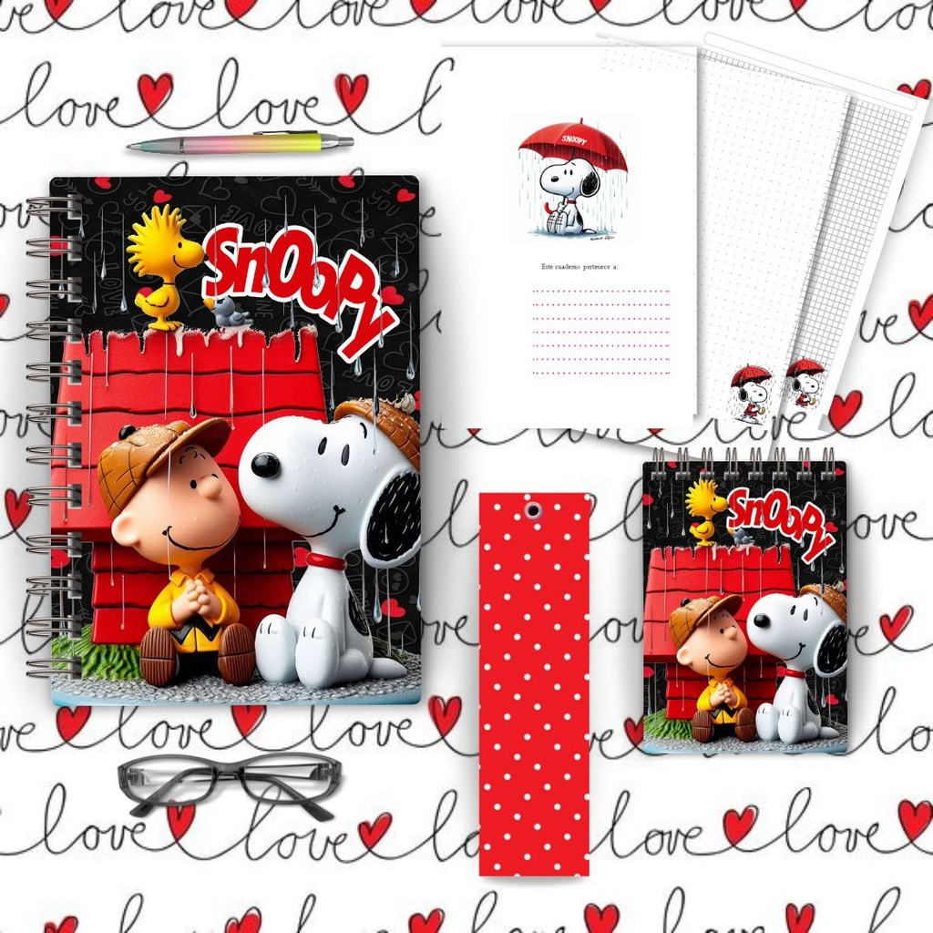 Colección de Cuadernos Snoopy Digital