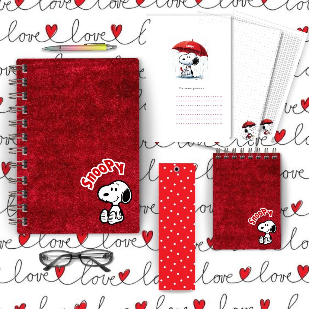 Colección de Cuadernos Snoopy Digital