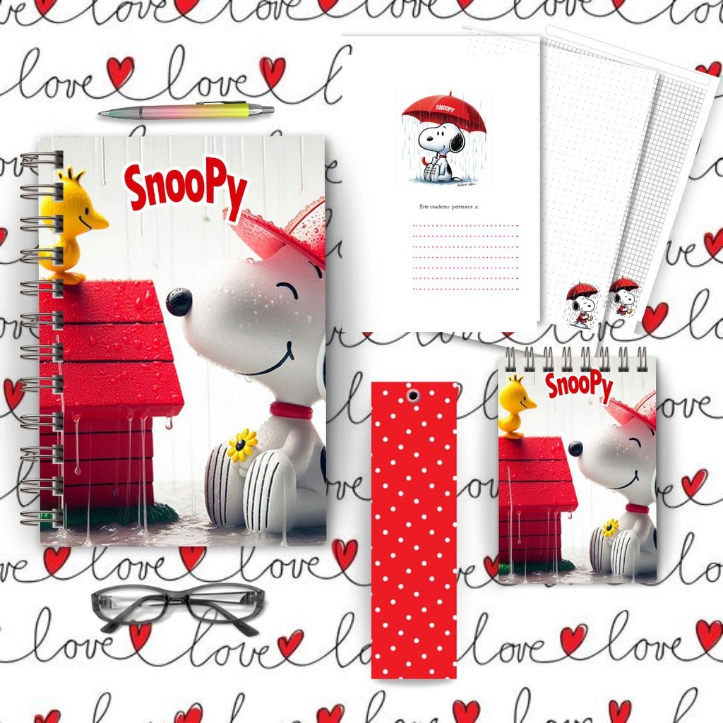 Colección de Cuadernos Snoopy Digital