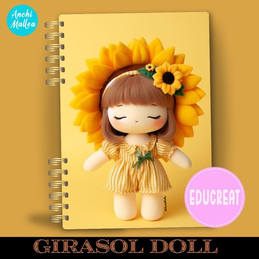 CUADERNO GIRASOL DOLL DIGITAL