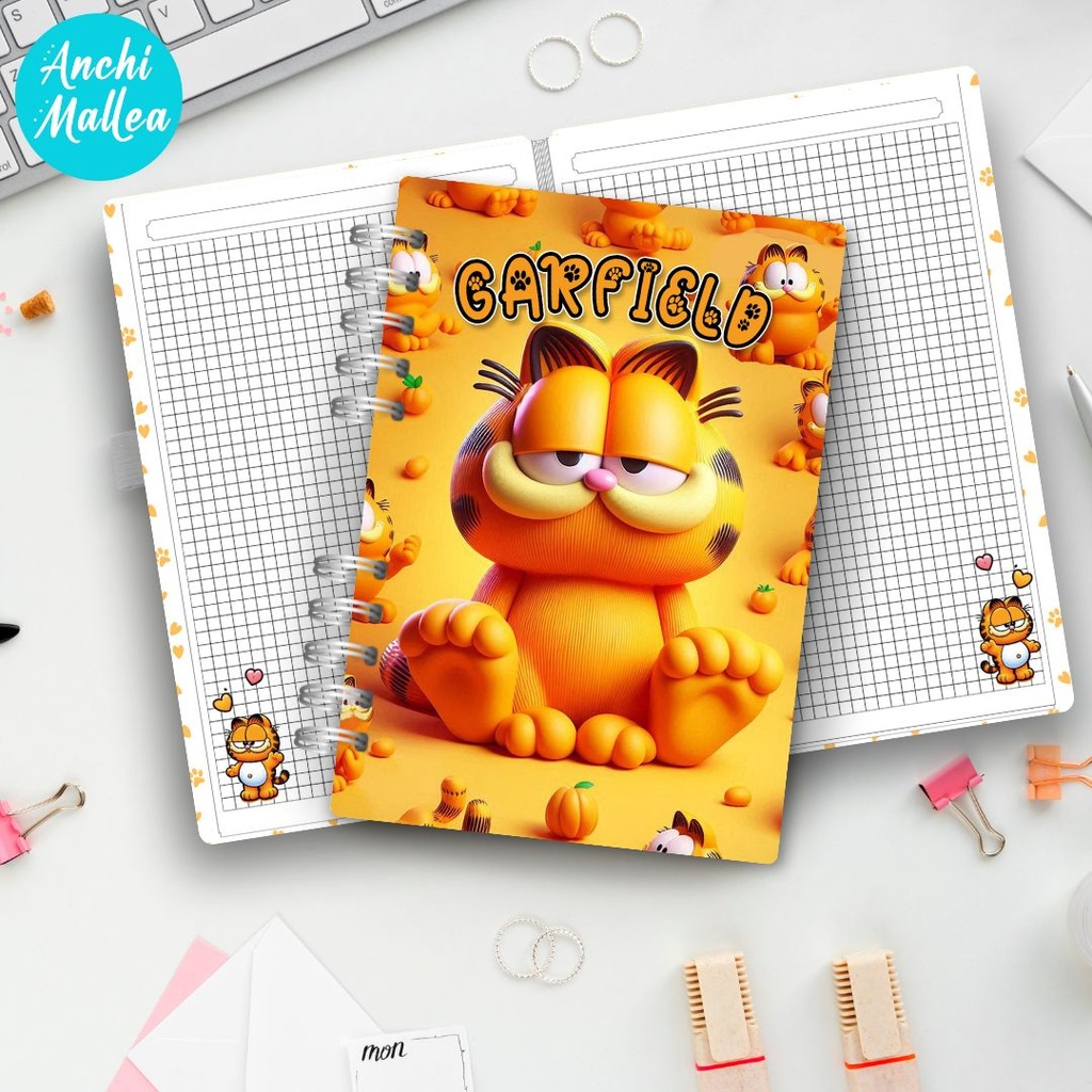 Diseñando un cuaderno de Garfield de 0 a 100!