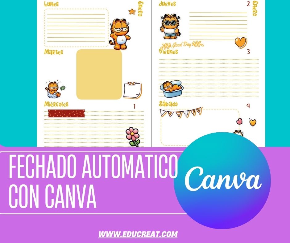 Curso Fechado automático en Canva